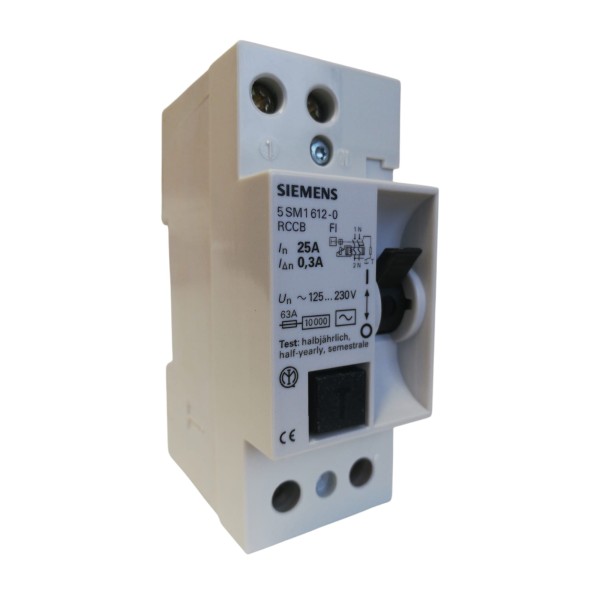 INTERRUTTORE DIFFERENZIALE 2P 25A 300MA